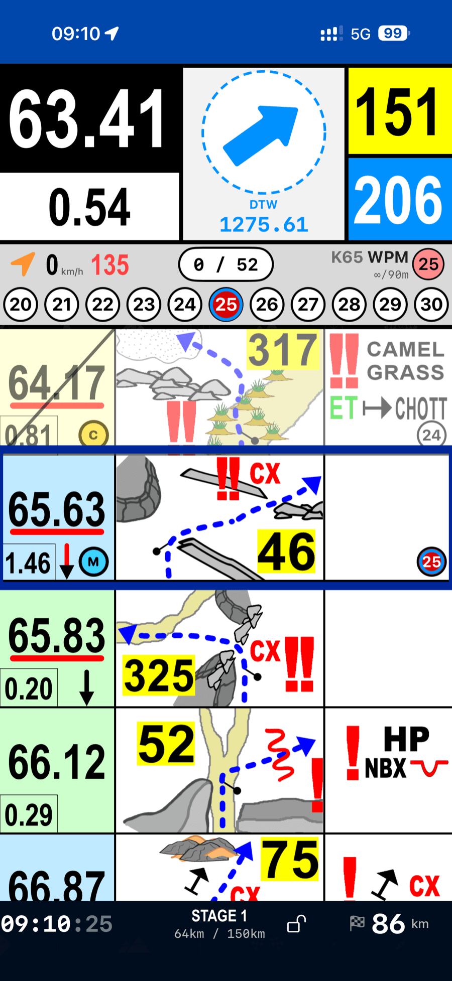 The moment of validation: pill state change, radius drawn on the map